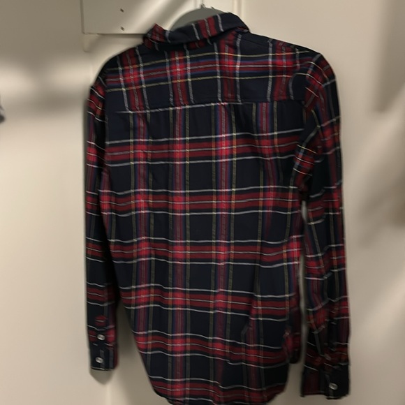Forever 21 Men’s Size S Red-Blue Flannel Button-Down - Picture 4 of 4